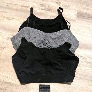 3 nursing / pumping bras
